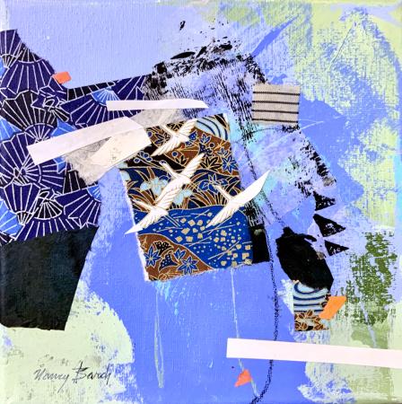 Square Series iii | NANCY BARCH : mixed media and collage